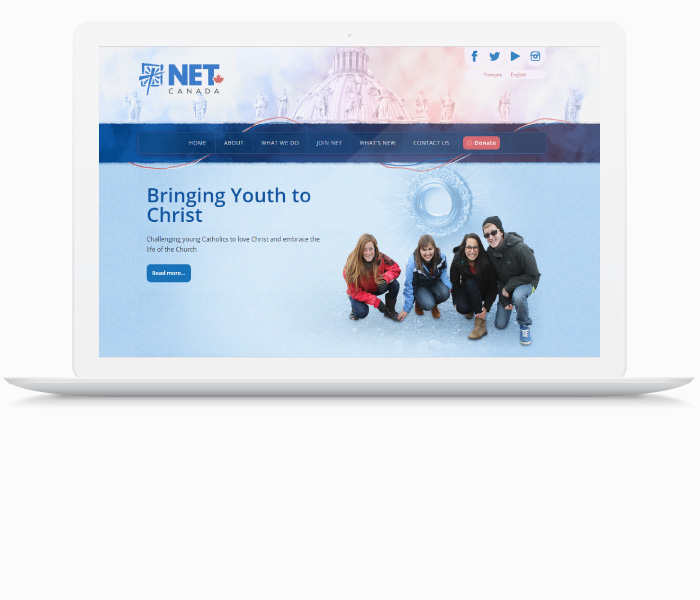 NET Canada Website Design